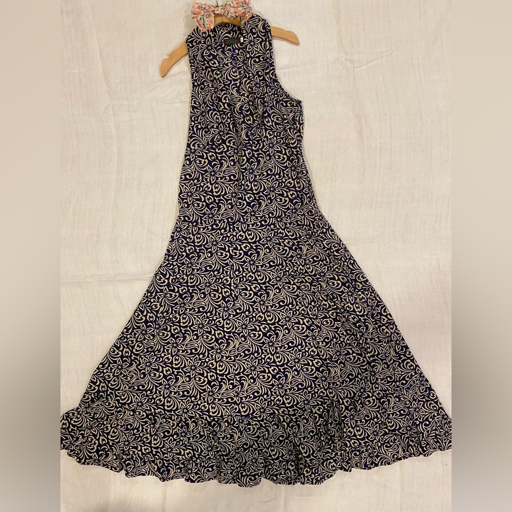 Murale floral cocktail dress size L/XL - silky / wedding guest / cruise dress